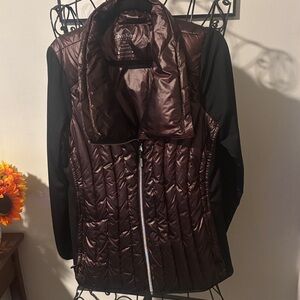 Calvin Klein Women's Dark Burgundy Puffer Jacket